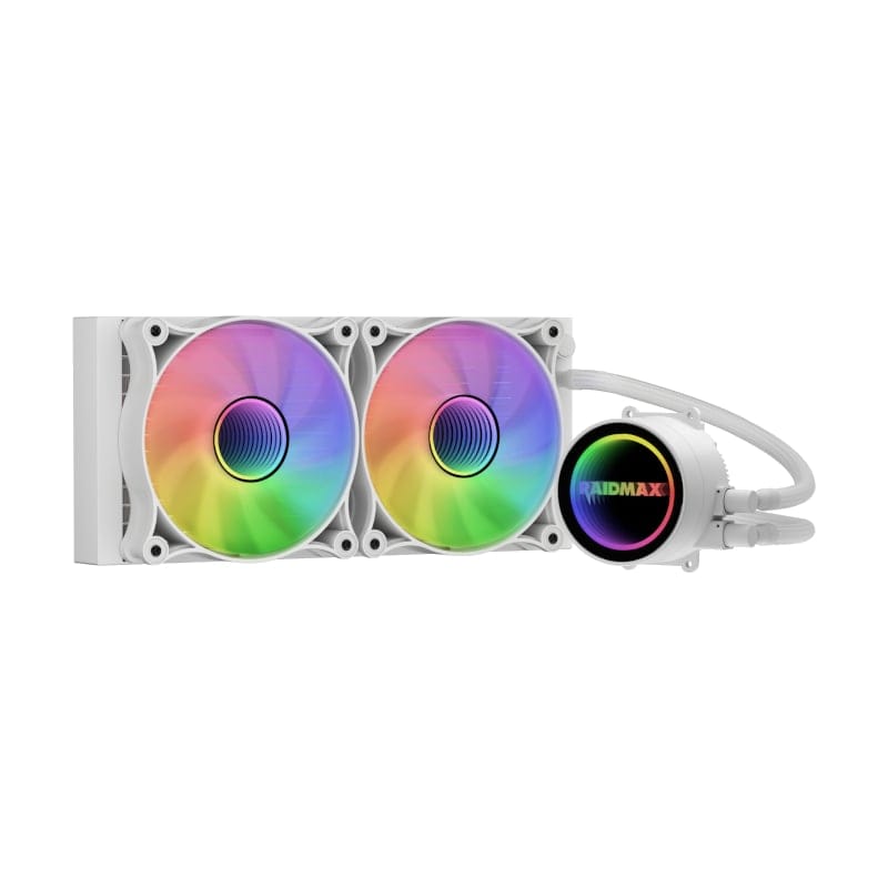Raidmax Infinita 240mm ARGB Liquid CPU Cooler – White