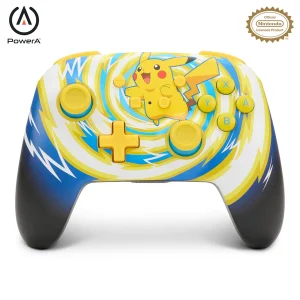 PowerA Enhanced Wireless Nintendo Switch Controller - Pokemon Pikachu Vortex