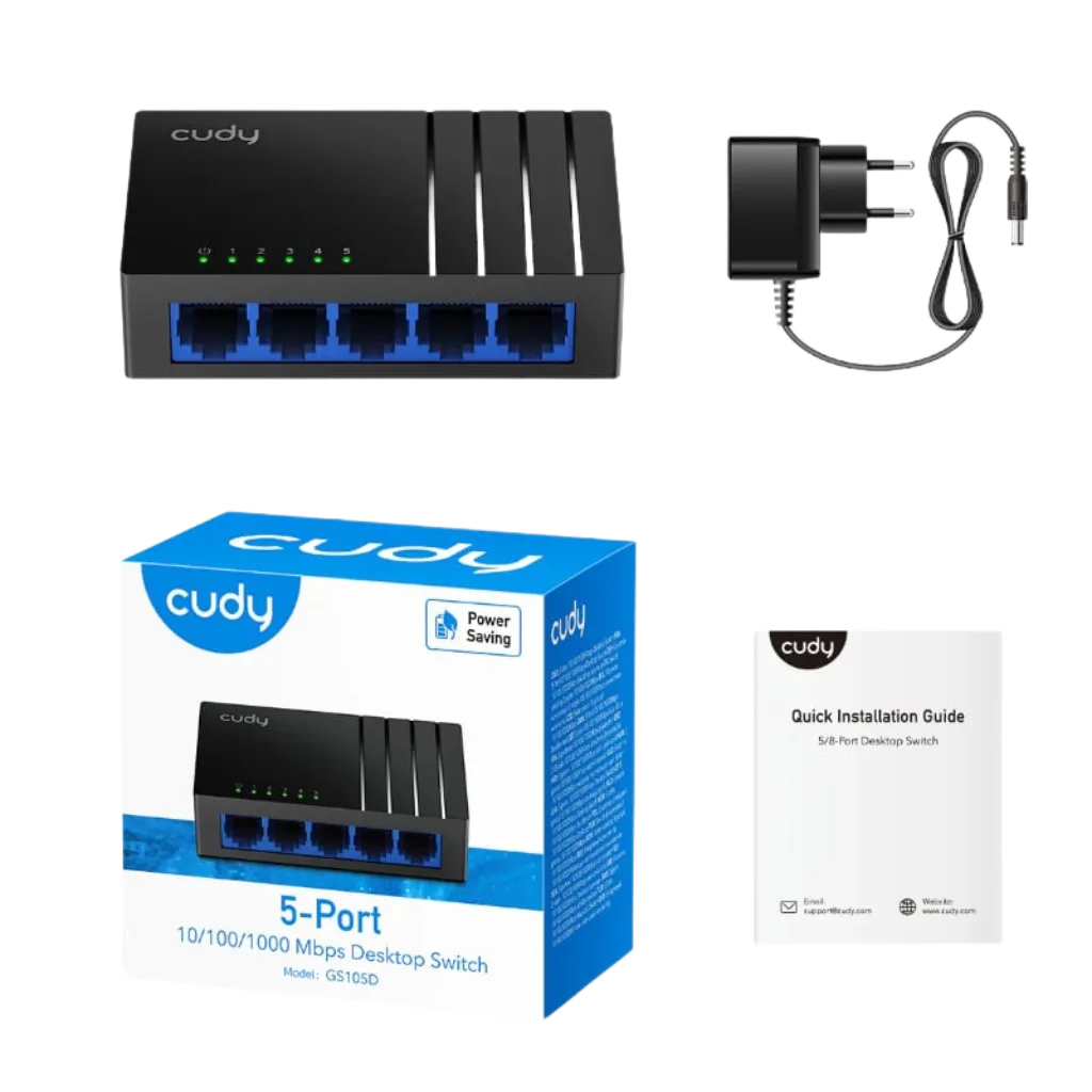 Cudy 5-Port Gigabit Desktop Switch - Image 3