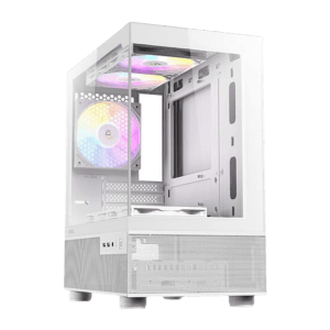 Antec CX200M Elite Micro-ATX | ITX RGB Mini-Tower Gaming Chassis – White