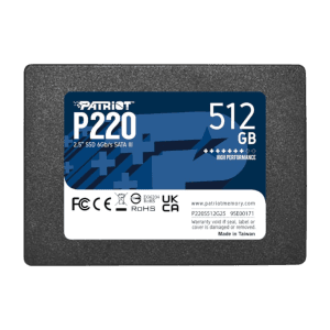 Patriot P220 512GB 2.5″ SSD