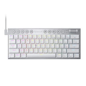 Redragon K632 HORUS Mini 60% RGB Wired Gaming Keyboard – White