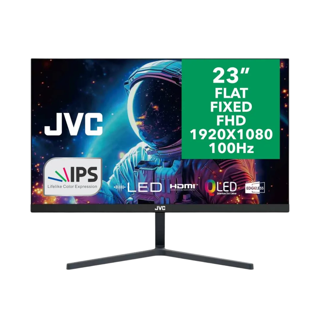 JVC 23" QLED IPS 1080p 100Hz Ultra Slim Monitor - Image 2