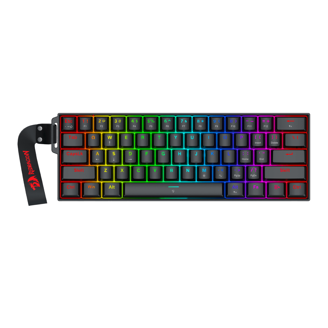 Redragon FIZZ Magnetic Plus 60% RGB Gaming Keyboard – Black