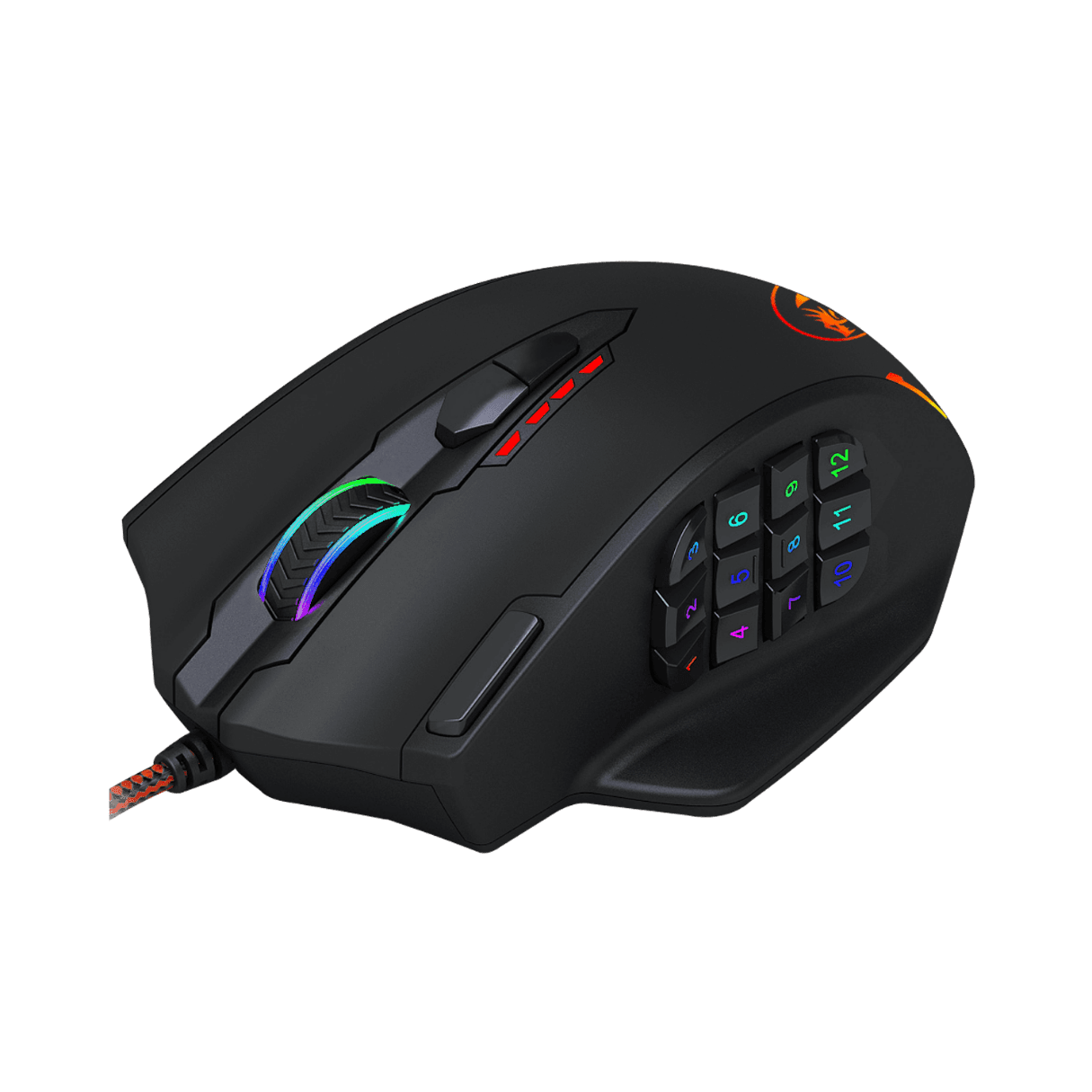 Redragon Impact 12400DPI MMO Gaming Mouse - Image 3
