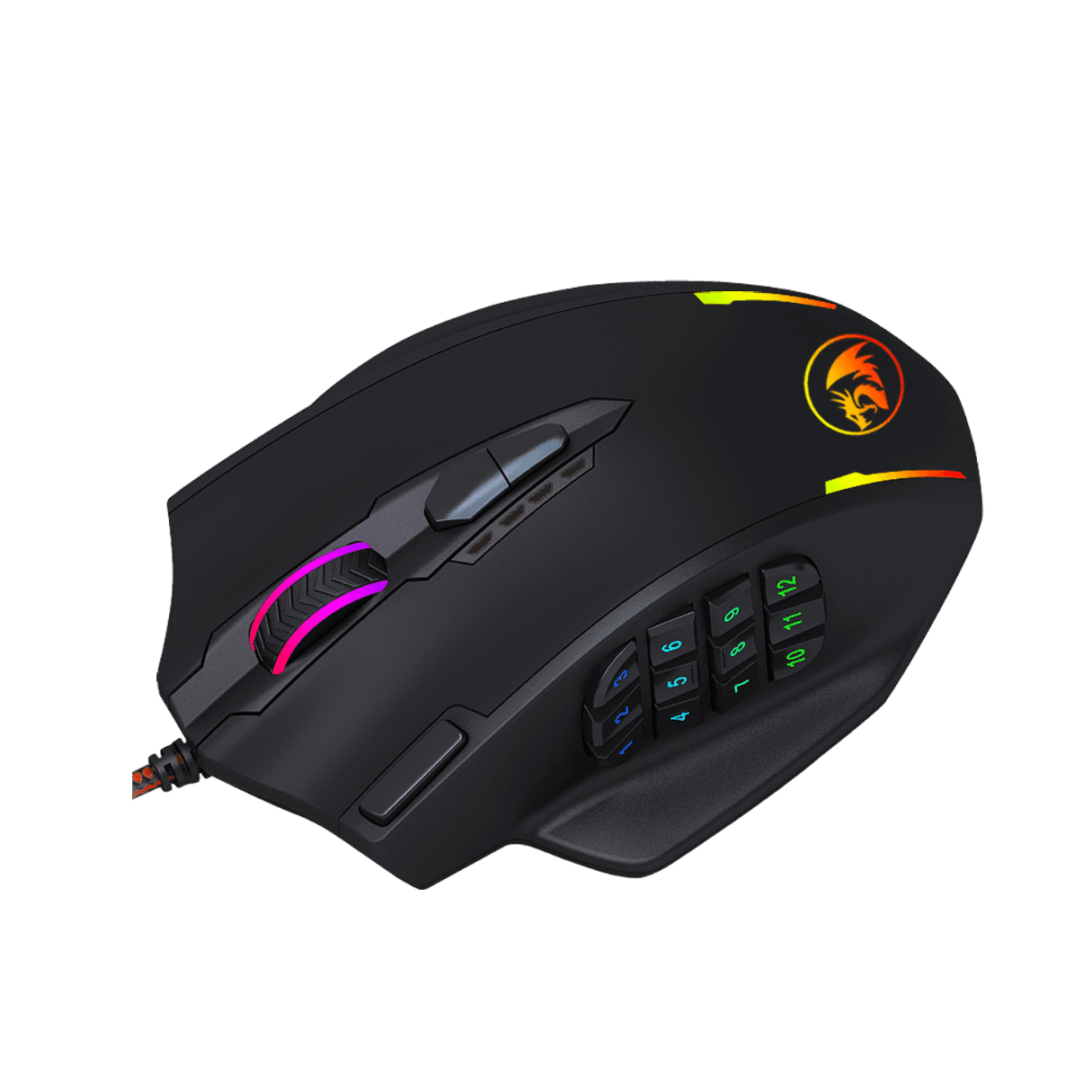 Redragon Impact 12400DPI MMO Gaming Mouse - Image 5