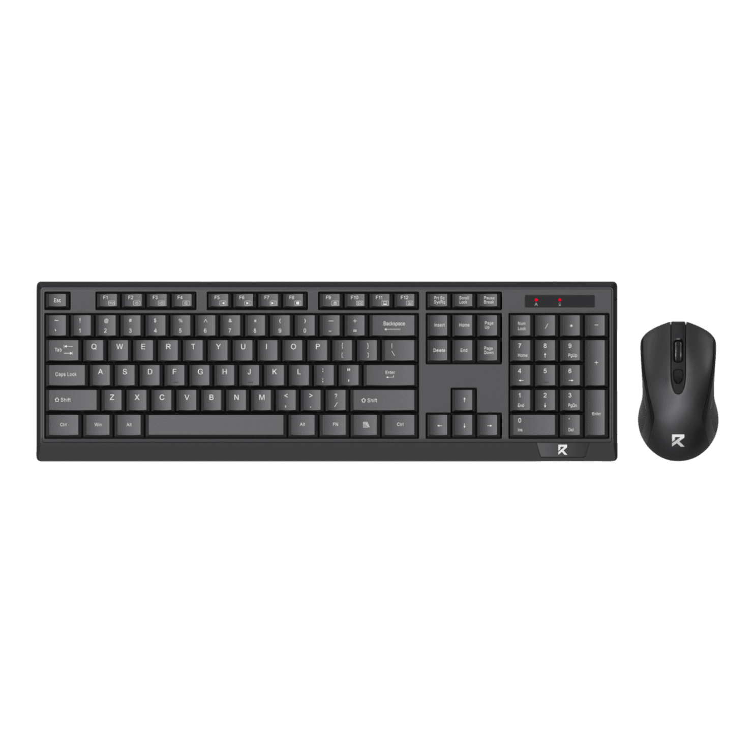 Redragon Wireless Office Keyboard and Mouse Combo – Black