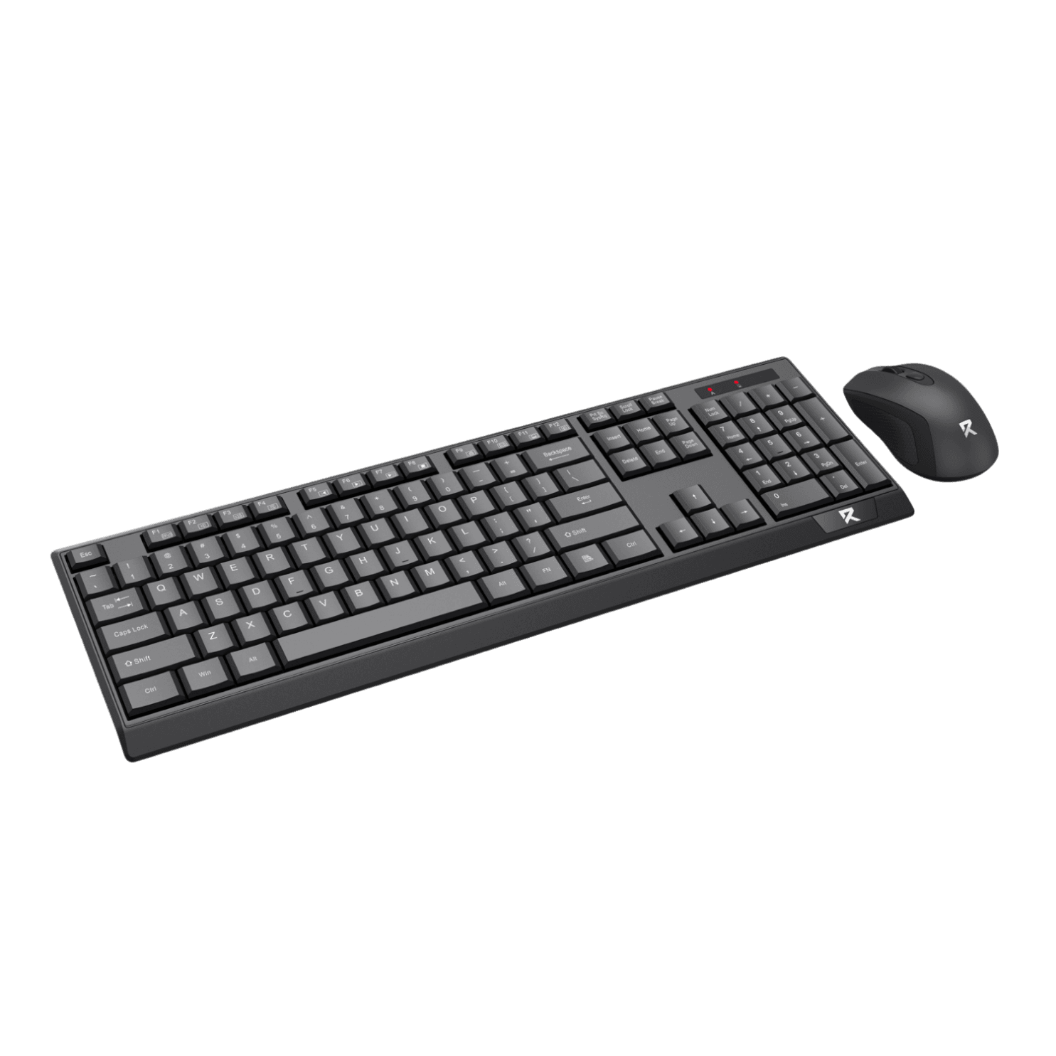 Redragon Wireless Office Keyboard and Mouse Combo – Black - Image 2