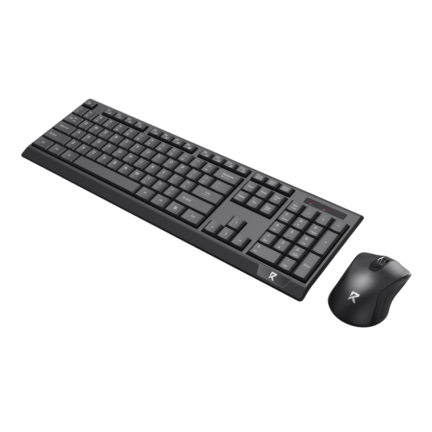 Redragon Wireless Office Keyboard and Mouse Combo – Black - Image 3