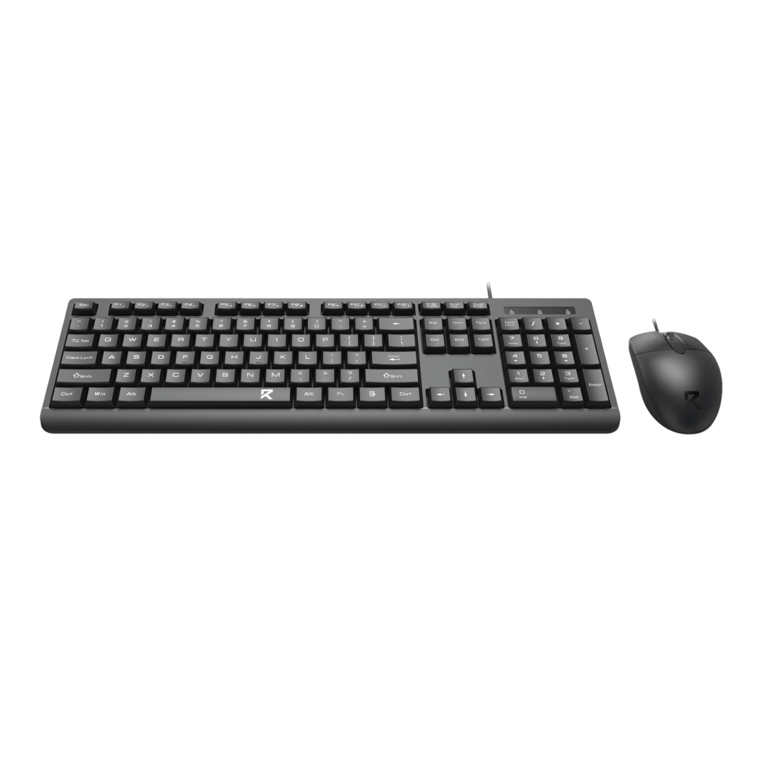 Redragon Wired Office Keyboard and Mouse Combo – Black - Image 3