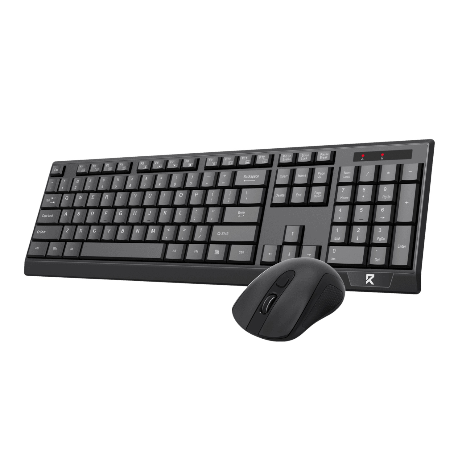 Redragon Wireless Office Keyboard and Mouse Combo – Black - Image 6