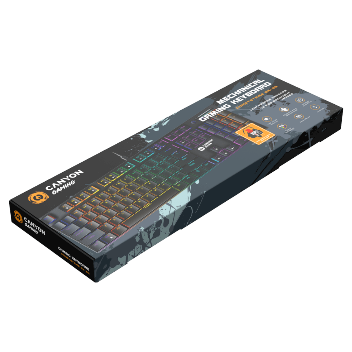 CANYON Cometstrike GK-55 EN Wired Mechaincal Keyboard - Image 4